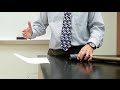 Bernoulli's Principle Demo: Paper on Table