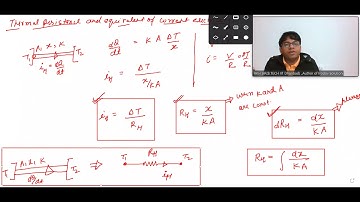 Lecture-2: Equivalent Circuit diagram(Thermal Resistance) in heat transfer by RKH SIR(B.TECH IIT D)