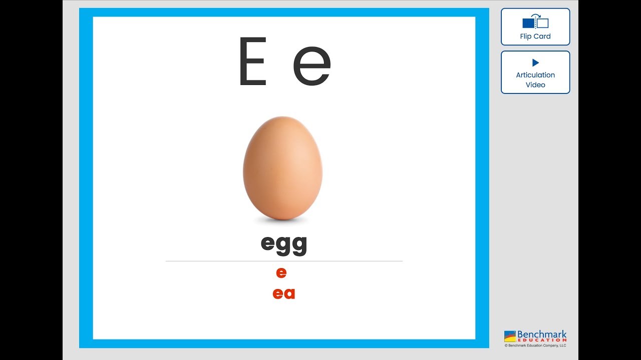 Houghton Mifflin Sound Spelling Cards Chart