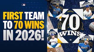 FASTEST IN FRANCHISE HISTORY to 70 wins! (2026 Brewers) | MLB Highlights (Final 3 Outs)