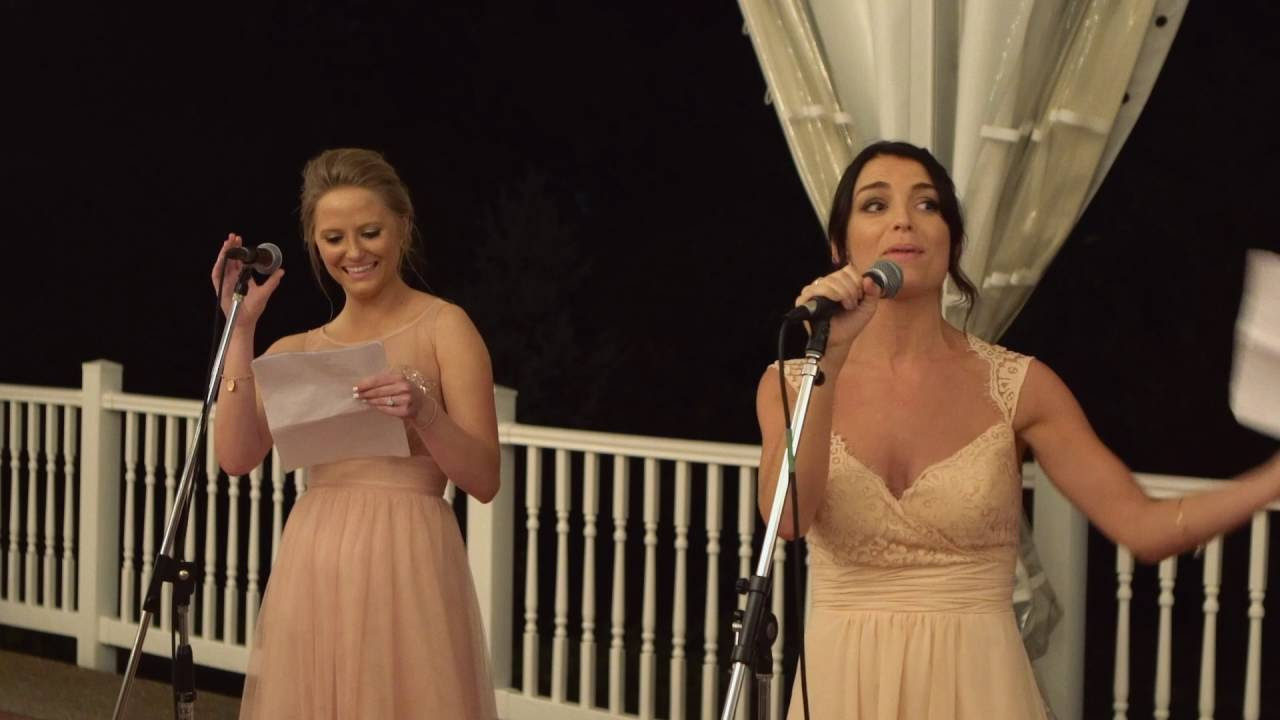 EPIC bridesmaids toast   Carly  Chris Nashville wedding