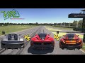 McLaren P1 vs Ferrari LaFerrari vs Porsche 918 Spyder | VIR Lap | Forza Motorsport