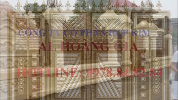 Cổng Cửa Cầu thang Lan can Hàng rào Hoa bông gió Giường ghế nhôm đúc cao cấp tại Thành Phố Hải Phòng