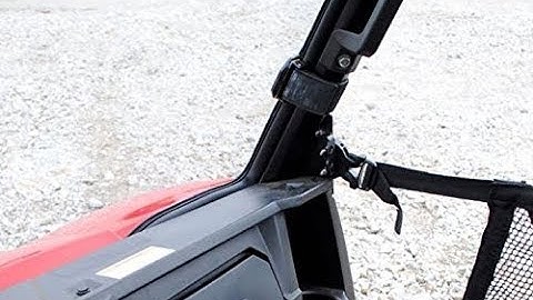 SuperATV Polaris Ranger Midsize 500 / 570 / ETX / EV Full Windshield (2015+) Clear Standard