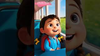 Magical School Bus Ride 🚌✨ | Kannada Kids 3D Animation | Fun Learning #shorts  #kannadakids #kids