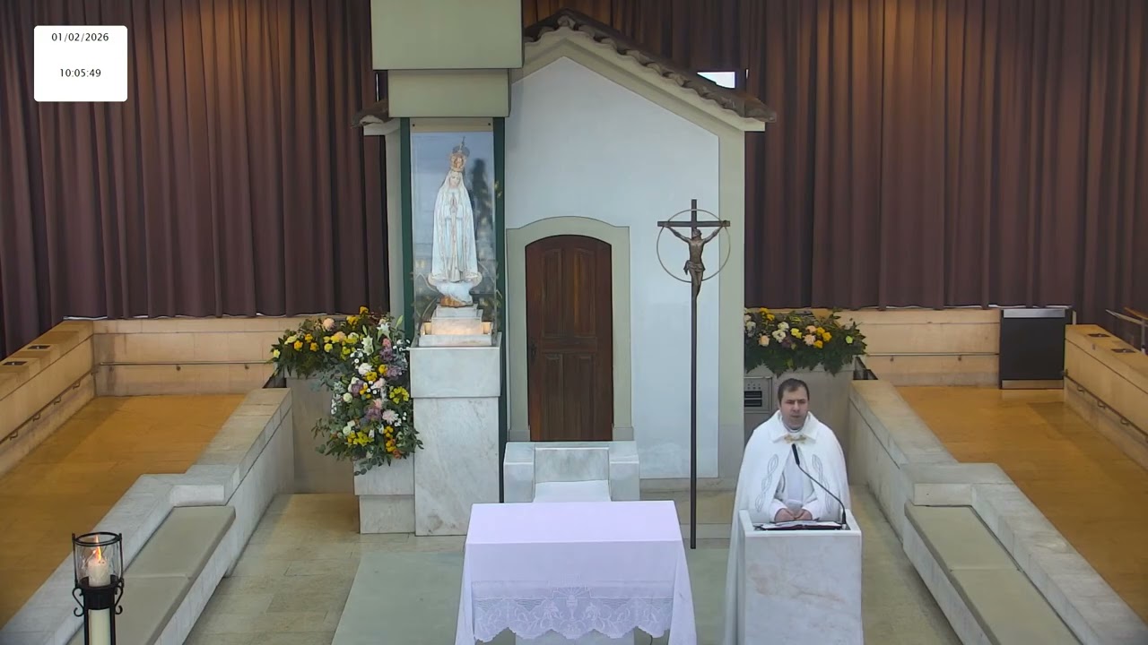 Terço a Nossa Senhora de Fátima desde a Capelinha das Aparições 01.02.2026