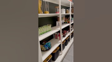 Mini Pantry Renovation.       #pantry #renovation #pantryorganization #shorts #organization