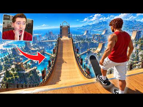 SKATE 4 - NOVA MEGA RAMPA no SKATE 4 (MEGAPARK)