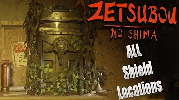 ALL SHIELD PART LOCATIONS (How to build the Shield in Zetsubou No Shima)