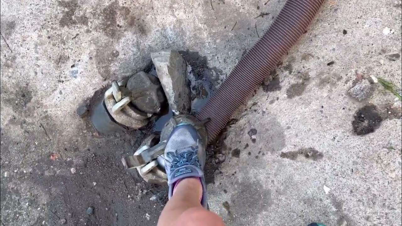 Draining septic in rv camper YouTube