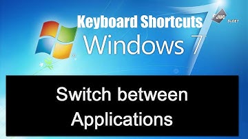Online Courses - keyboard shortcuts - Windows 7 - 2.Switch between Applications ✔