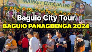 Baguio City PANAGBENGA 2024 - Walking Tour | Session Road, Public Market, Burnham Park | Philippines