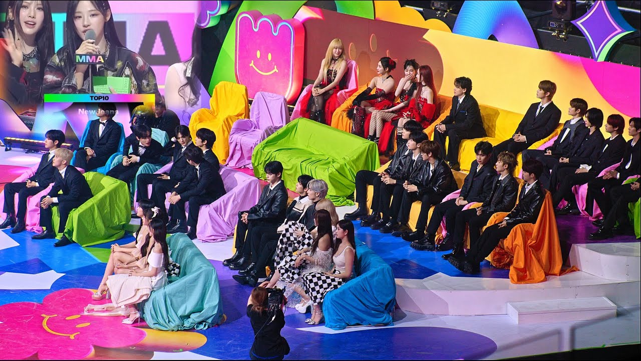 [뉴진스 NewJeans TOP10] 에스파, 아이브,IVE, NCT DREAM,라이즈,제로베이스원  aespa Reaction @231202 2023 mma 멜론뮤직어워드 직캠