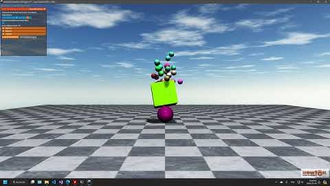 OrionX3D Engine Tuto Exemple Newton 4 simple compound shape collision.