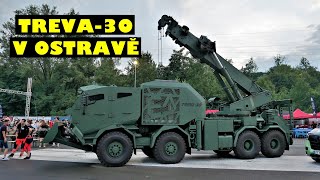 Vyprošťovací a odsunový automobil TREVA-30 na podvozku Tatra Force 8x8 v Ostravě!