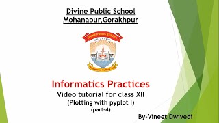 Class 12,Informatics Practices, ch-3(plotting with pyplot I)part-4