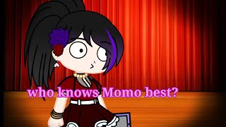 who knows Momo best? |Izuku Afton, Momo Afton and Katsuki Emily AU