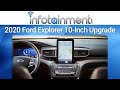 2020+ Ford Explorer 10.1-inch Touchscreen Display Upgrade - Easy DIY Plug & Play Installation!