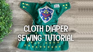 Sewing Cloth Diapers, Pocket Diaper Tutorial, UPDATED 2021, Sewing Tutorial- JohanaCaudiGs