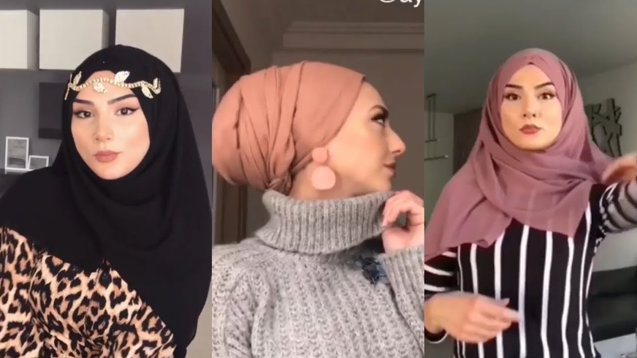 10 Farklı 150x150 Şifon şal bağlama (Chiffon Scarf Tutorial)