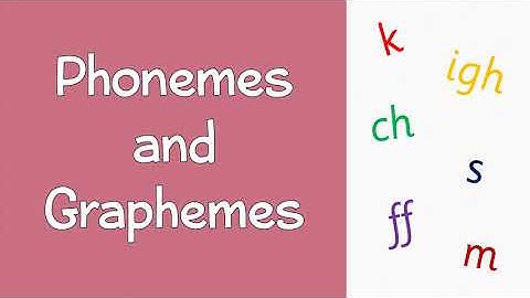 What are Phonemes and Graphemes?