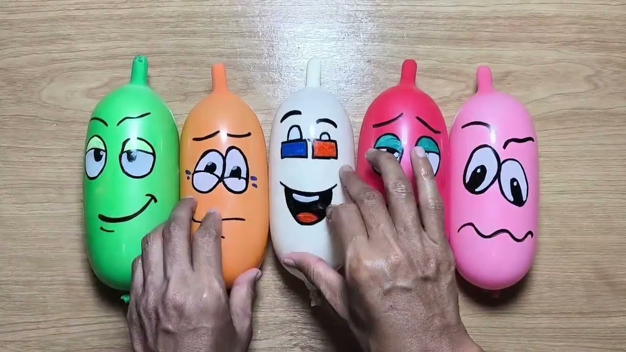 How to Make a Slime on Balloon – Easy Slime Tutorial with Slime-filled Fun Glitter Pops 532