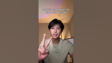 How to be productive as a lazy person. #bettereveryday #levelupyourlife #stayconsistent