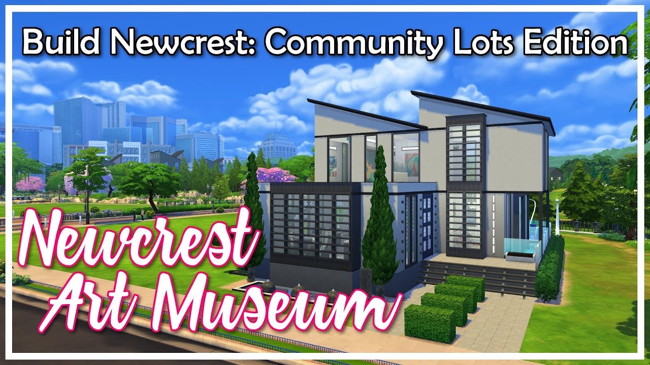 Newcrest Art Museum The Sims 4 Speed Build YouTube