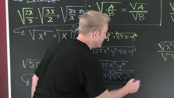 Product and Quotient Rule for Radicals