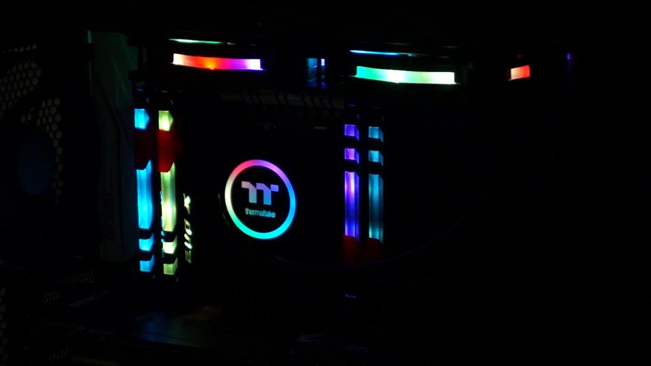 Thermaltake Floe Riing Rgb 240 Tt Premium Edition Pulse Youtube