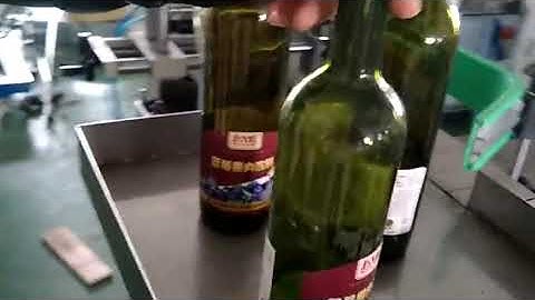 Automatic Double Labeling Machine for Wine Bottle Front and Back