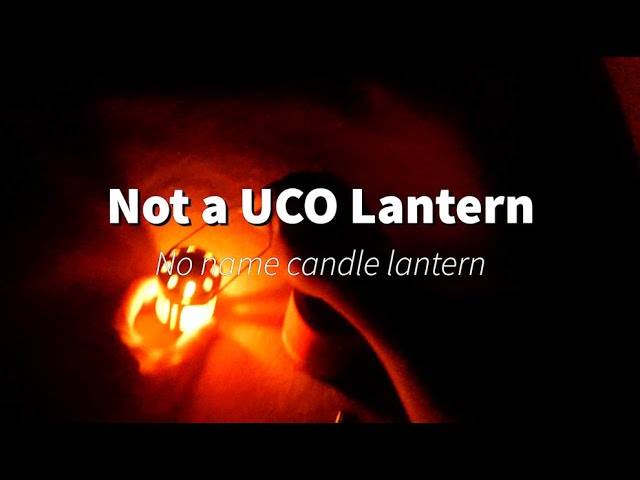 UCO Original Candle Lantern Kit with 2 Survival Candles, Light Projector  and Cocoon Case, Gray