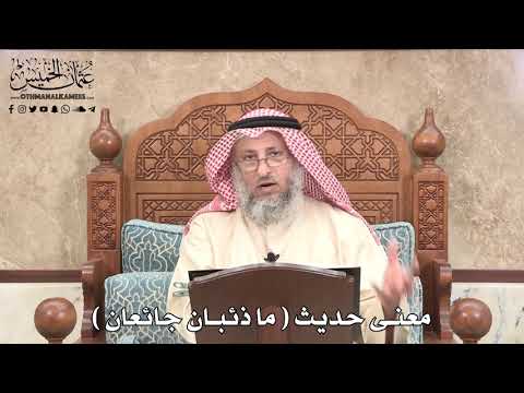 526 معنى حديث ما ذئبان جائعان عثمان الخميس