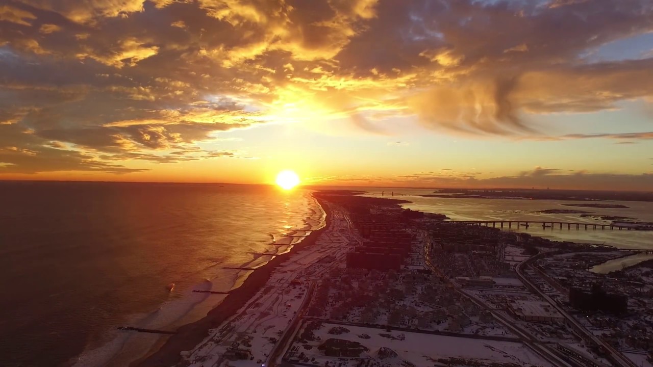 Sunset of Arverne New York YouTube