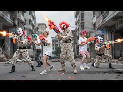 3T Nerf War : Legendary Gunman Seal X Confronts The Phantom Raiders Crime Using Elite Nerf Guns