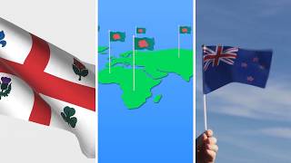 CapCut flag material animation (compilation) | CapCut material animation