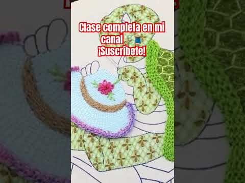 Puntadas para bordados fácil #embroidery #bordandoarte #handmade #embroideryart #embroidered #diy