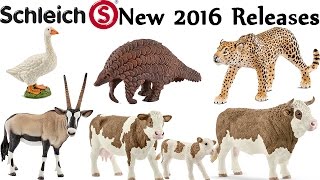 Schleich 2016 July New Releases Animal Toys Oryx Great Pangolin Leopard(Schleich NEW Collection July 2016 Collector's Video. Kids Toy Corner unboxing brand new releases from Schleich from newest 2016 July collection., 2016-07-23T06:14:26.000Z)
