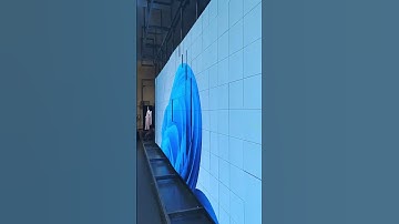 LED matrix mechanical screen #led #leddisplay #machine