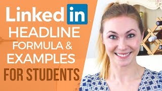 Linkedin Headline for STUDENTS! Hulu, Google, Netflix Recruiters APPROVE