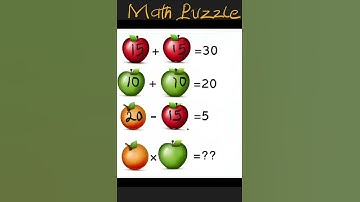 Only 1% Can Solve This Fruit Puzzle! 🍎🍏🍊 Can You?"#shorts  #BrainTeaser #LogicPuzzle #ViralRiddle 