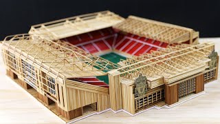 How to make the Anfield stadium of Liverpool with Wooden sticks