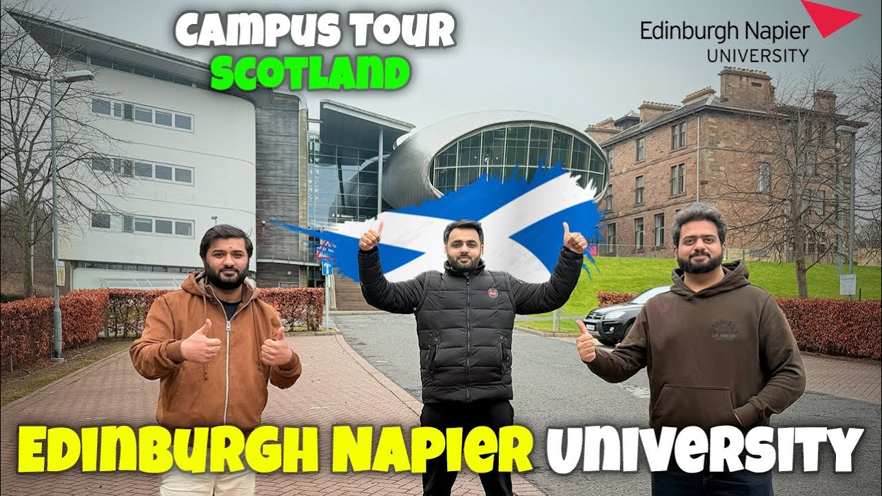 Edinburgh Napier University Scotland 🏴󠁧󠁢󠁳󠁣󠁴󠁿 Campus Tour 