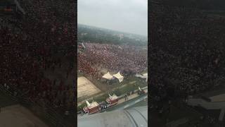 Aerial View Of Unprecedented Support For Pm Modi In Mathurapur West Bengal 