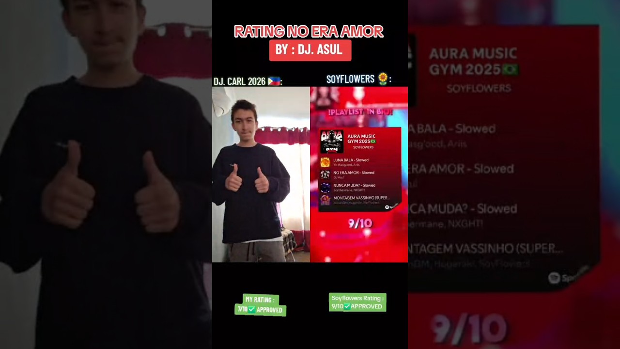 RATING NO ERA AMOR BY DJ ASUL - (FEATURING SOYFLOWERS 