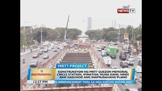 BT: Konstruksyon ng MRT7 Quezon Memorial Circle Station, ipinatigil muna dahil...