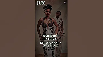 Jux Wanani Huyuu Music Musiclyrics Songlyrics Lyrics Love Mis Imissyou Edit Dance Makem 