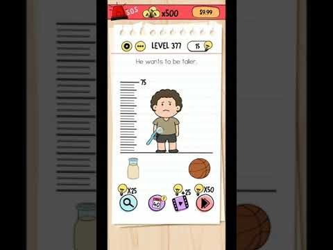 Brain Test Level 377 Walkthrough