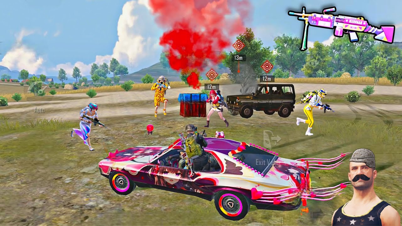 The M249 Surprise Attack 😂🔥| PUBG Mobile Insane WTF Moments
