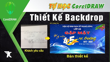 Thiết Kế Backdrop | Biển Quảng Cáo | Tự Học Corel